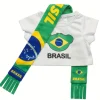 Brazil Scarf and T-Shirt Set