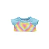 Build-A-Bear Mini Beans® Rainbow Heart T-Shirt