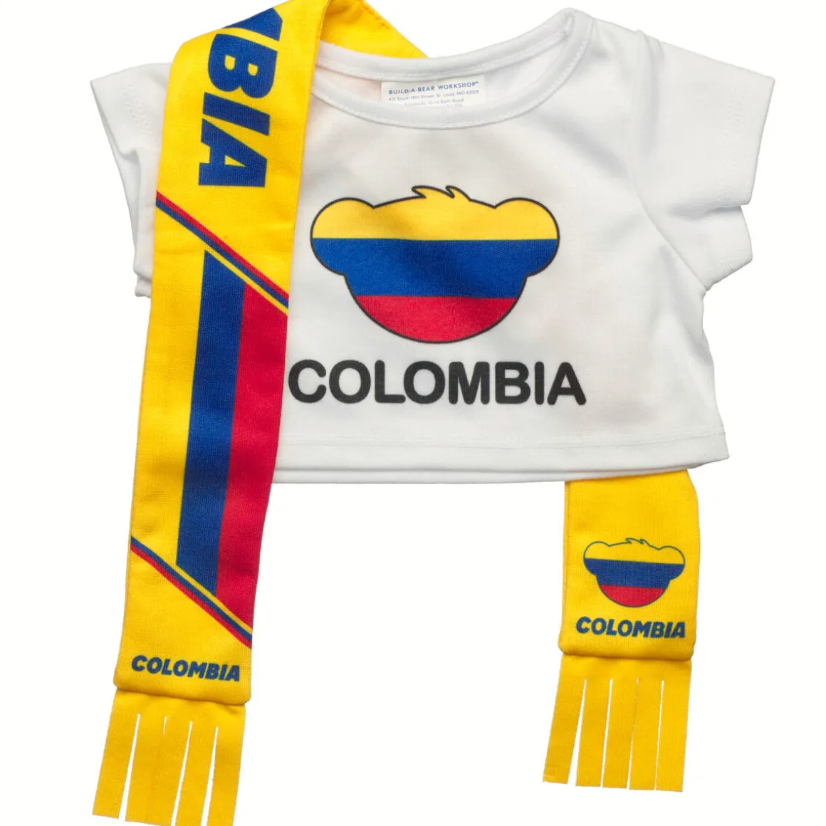 Colombia Scarf and T-Shirt Set