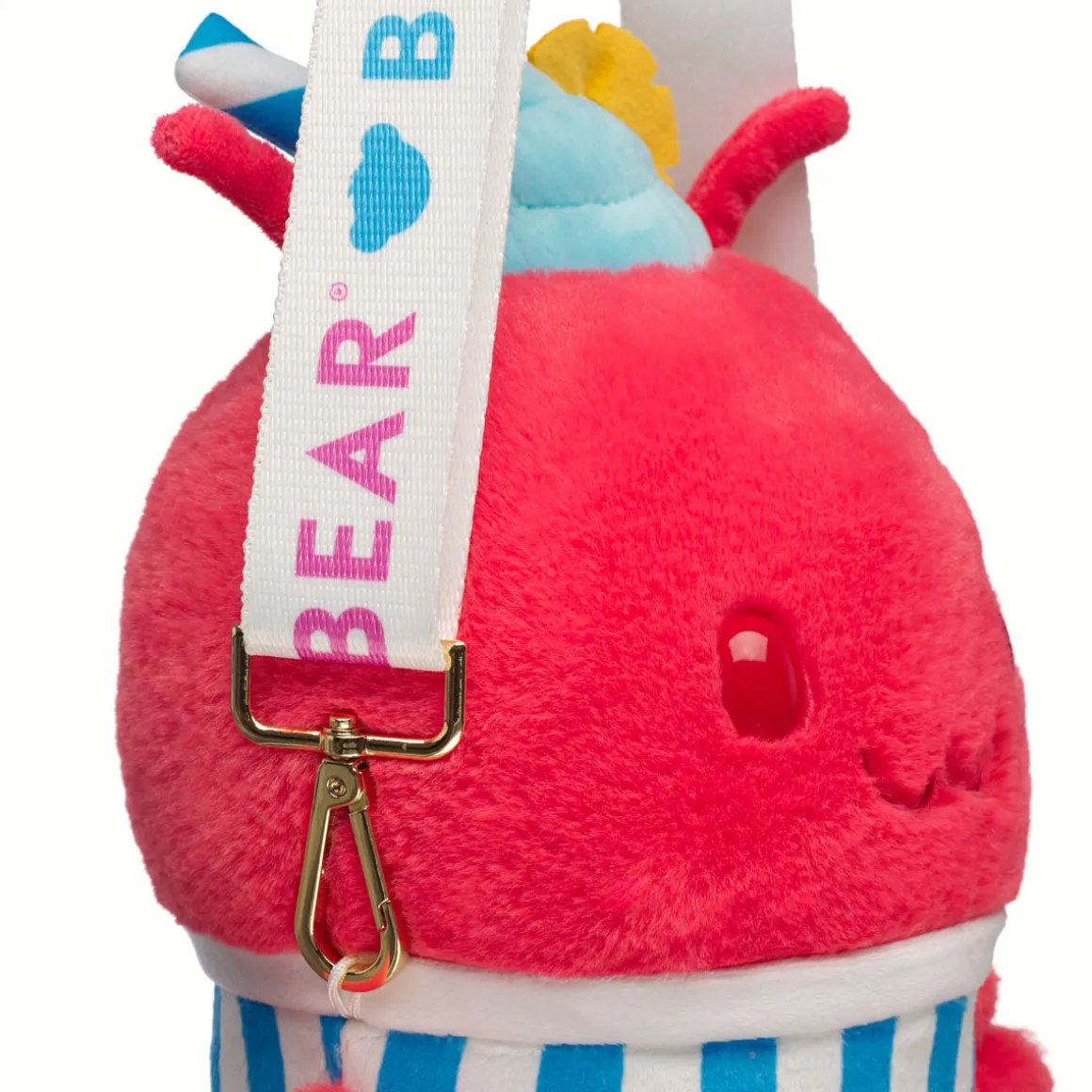 Fruit Punch Lobster Slushie Plushie with Carrying Strap