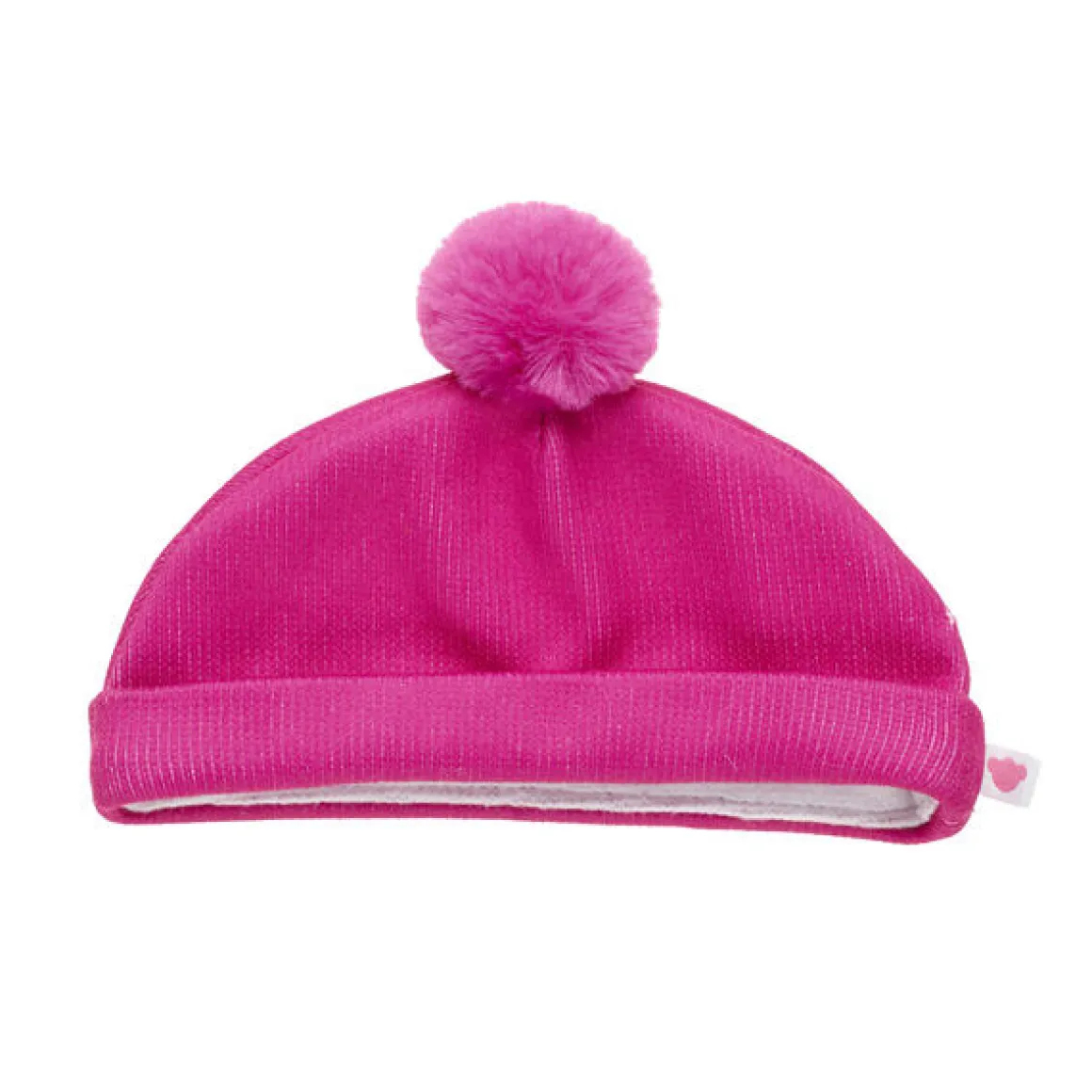 Fuchsia Pom Hat Beanie