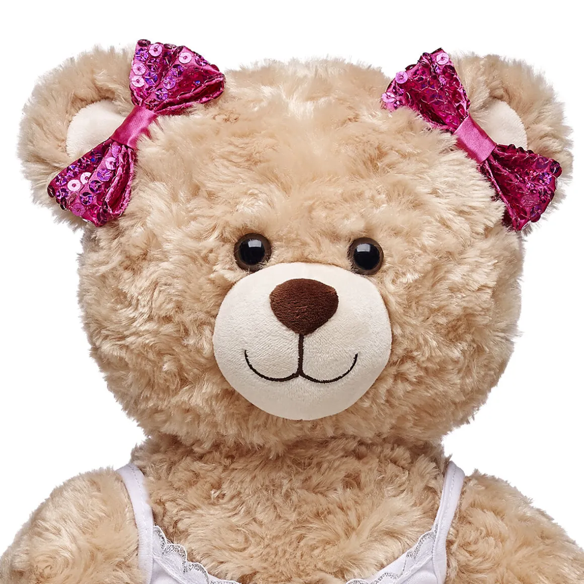 Fuchsia Sequin Bows 2 pc.