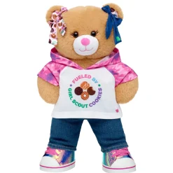 Girl Scout Cookie™ Teddy Bear Hoodie Gift Set with Bows
