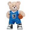Happy Hugs Teddy Bear Dallas Mavericks Basketball Gift Set