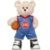 Happy Hugs Teddy Bear Detroit Pistons Basketball Gift Set