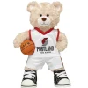 Happy Hugs Teddy Bear Portland Trail Blazers Basketball Gift Set