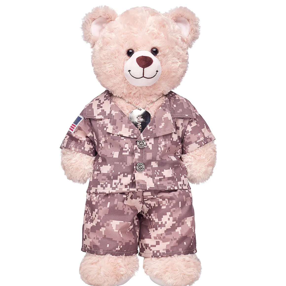Khaki Digital Camo Uniform with USA Flag