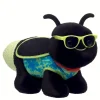 Lightning Bug Stuffed Animal Glow in the Dark Gift Set with Sunglasses