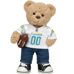 Los Angeles Chargers Timeless Teddy Bear Football Gift Set