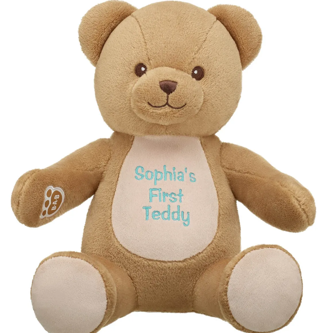 Personalized Embroidered Baby Brown Teddy Bear