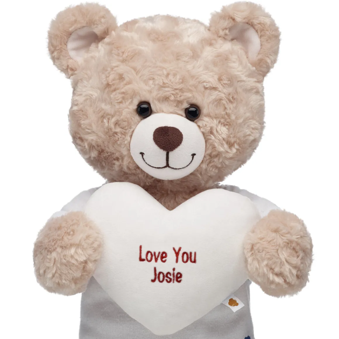 Personalized Embroidered Gifting White Heart Wristie