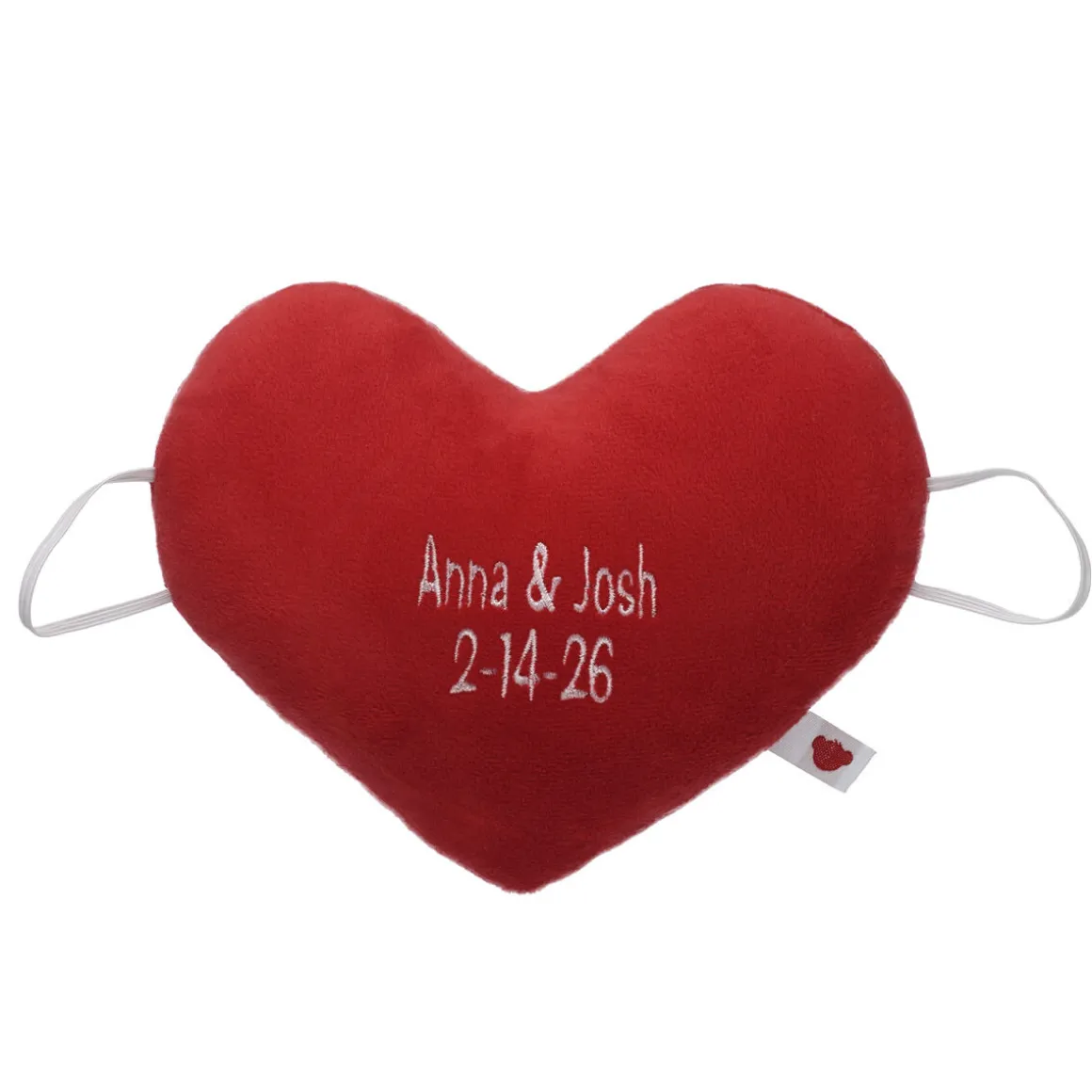 Personalized Embroidered Gifting Red Heart Wristie