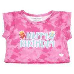 Pink Tie-Dye Birthday T-Shirt