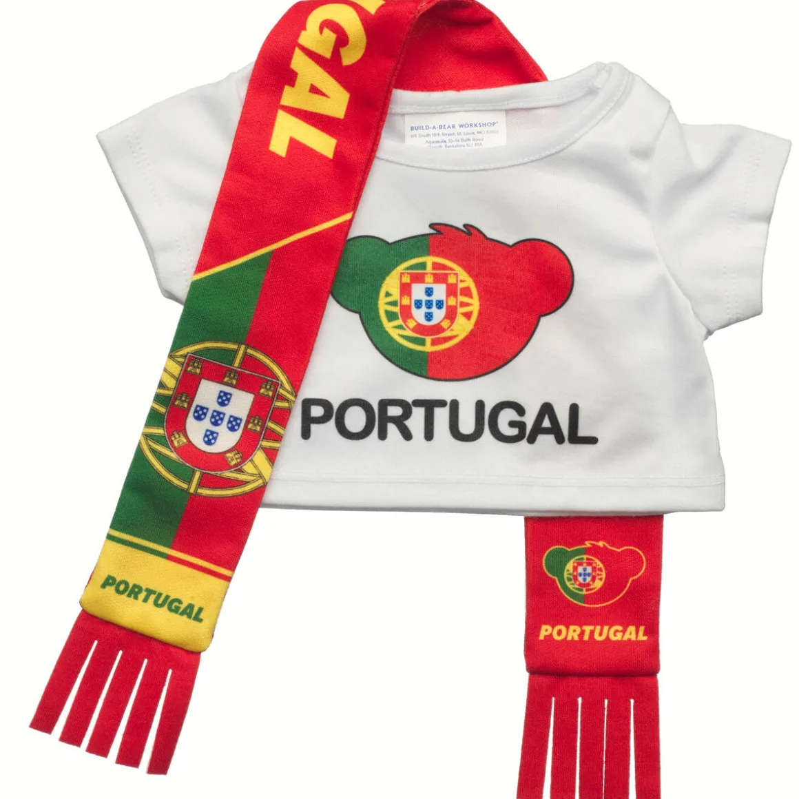 Portugal Scarf and T-Shirt Set