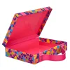 Rainbow Print Suitcase