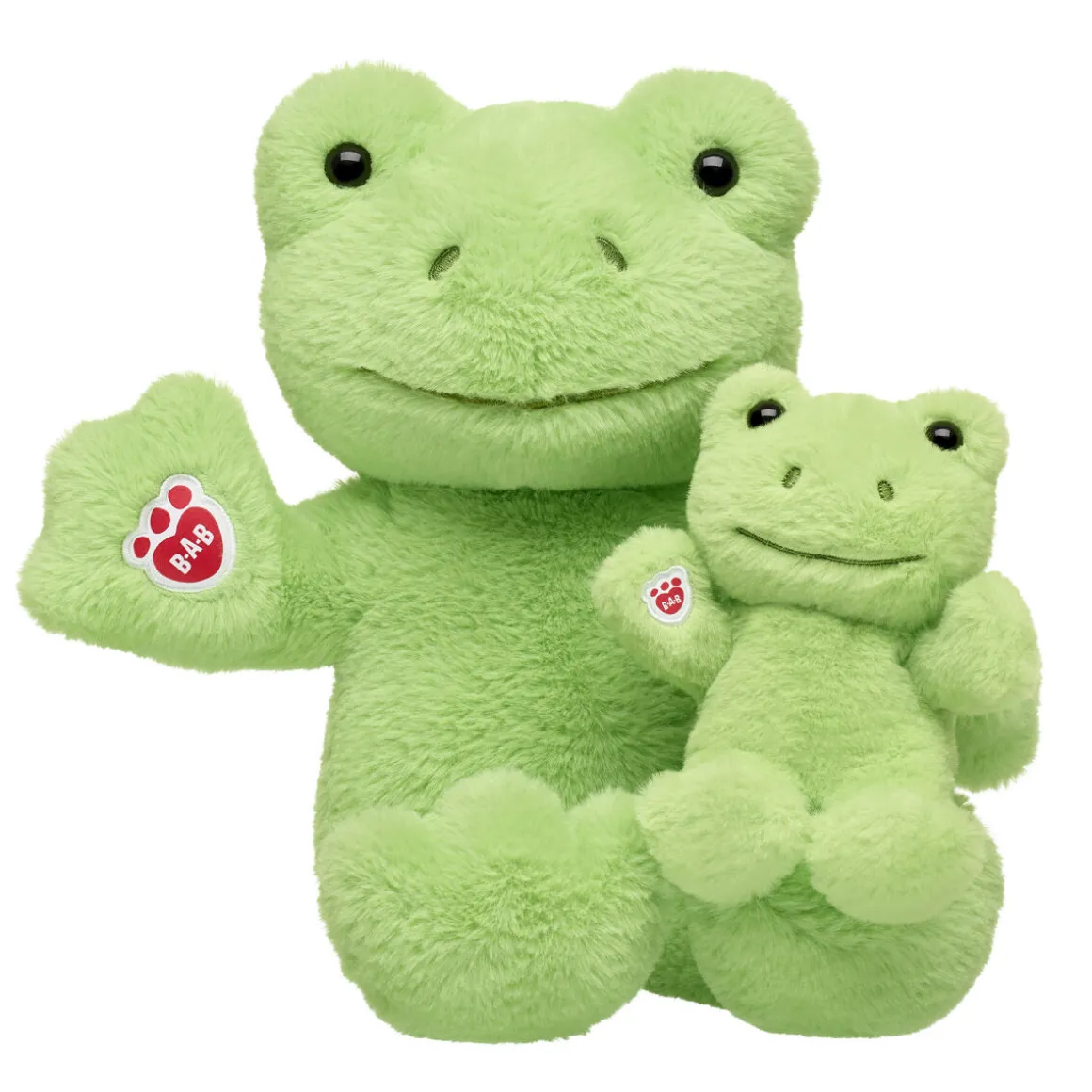 Spring Green Frog Stuffed Animal & Build-A-Bear Mini Beans® Gift Set