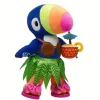 Too Cute Toucan Stuffed Animal Tropical Hula Gift Set
