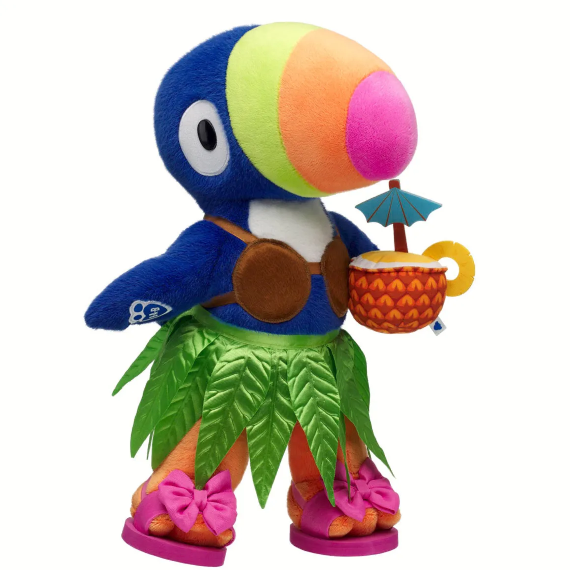 Too Cute Toucan Stuffed Animal Tropical Hula Gift Set